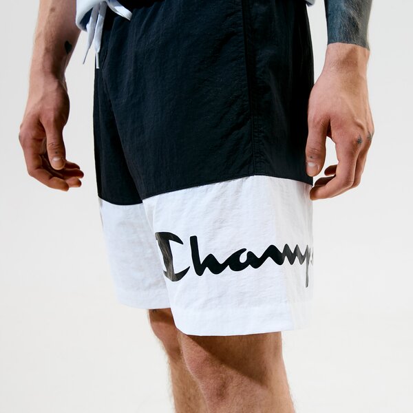 Мъжки къси панталони CHAMPION ШОРТИ BEACHSHORT 216070kk001 цвят черен