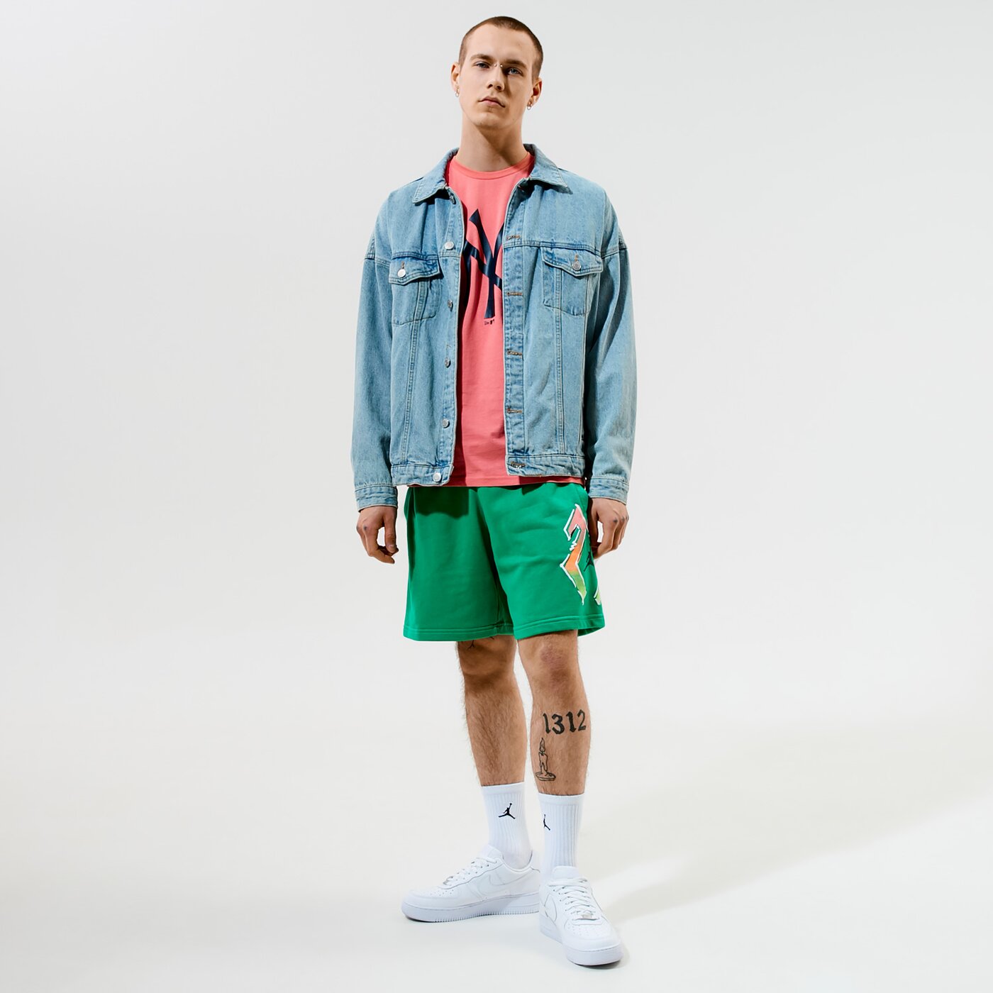 Мъжка тениска NEW ERA ТЕНИСКА MLB TEAM LOGO TEE NYY 12720140 цвят розов