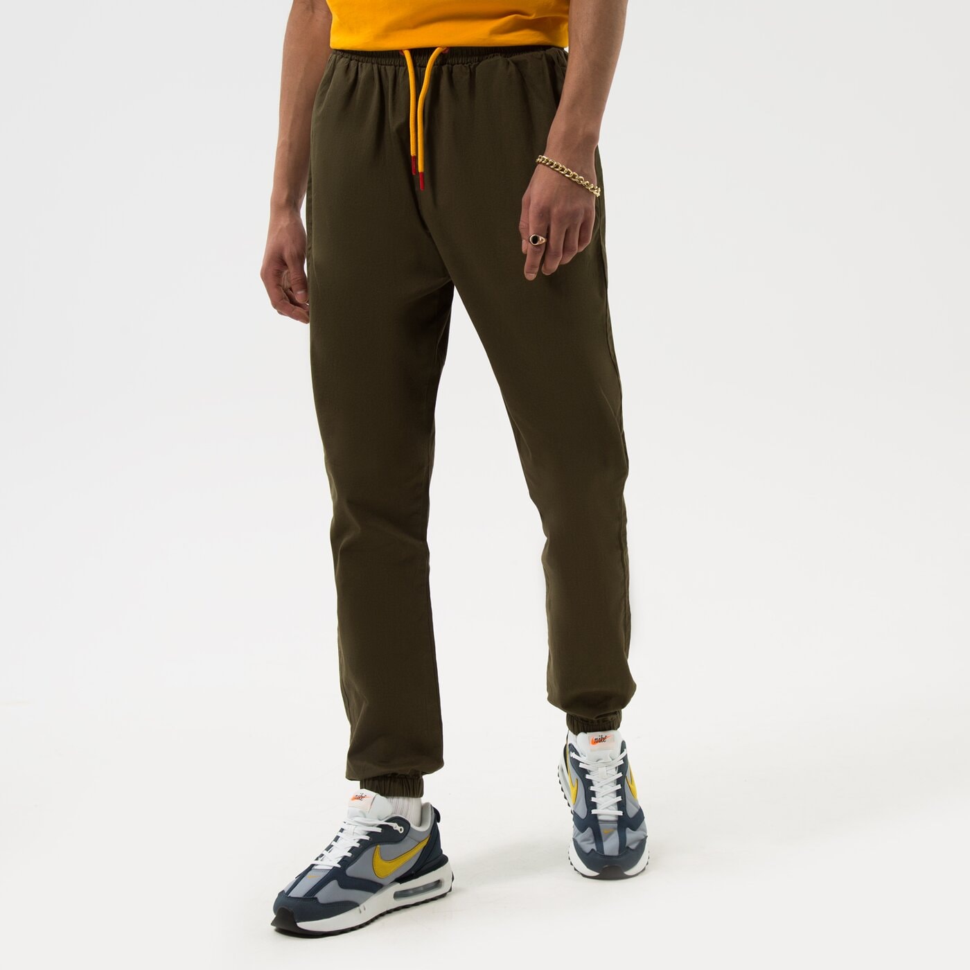 Мъжки панталони ELLESSE ПАНТАЛОНИ MANA TRACK PANT KHA shp15697506 цвят каки