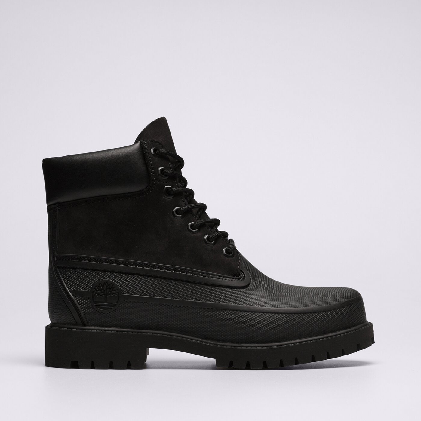 Мъжки боти TIMBERLAND 6 INCH RUBBER TOE tb0a5quc0011 цвят черен