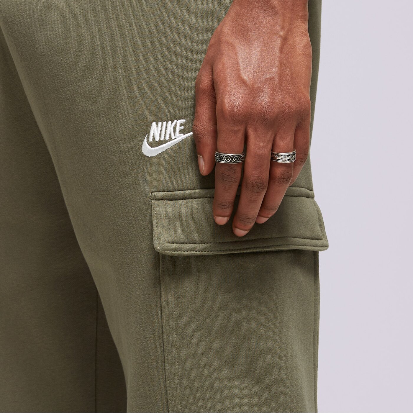 Мъжки панталони NIKE ПАНТАЛОНИ M NSW CLUB PANT CARGO BB cd3129-380 цвят черен