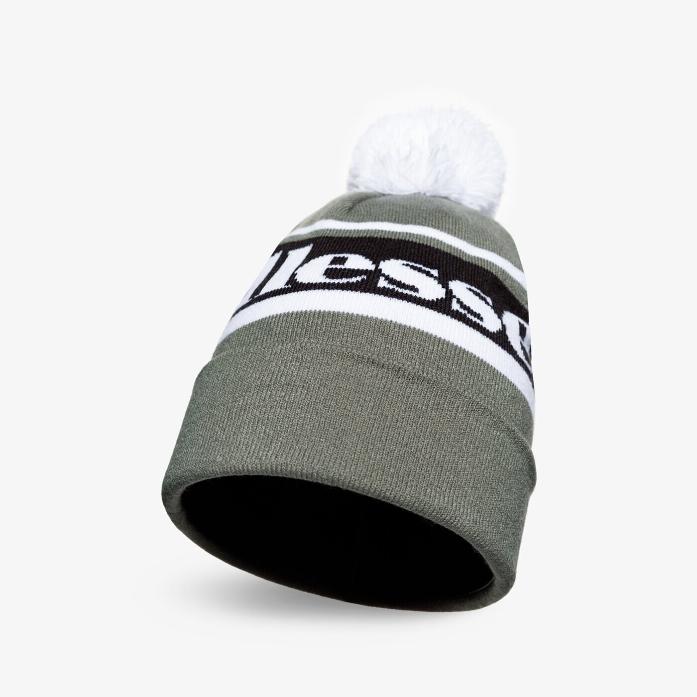 Дамска зимна шапка ELLESSE ЗИМНА ШАПКА PAJO POM POM BEANIE DGREEN sala2096502 цвят каки