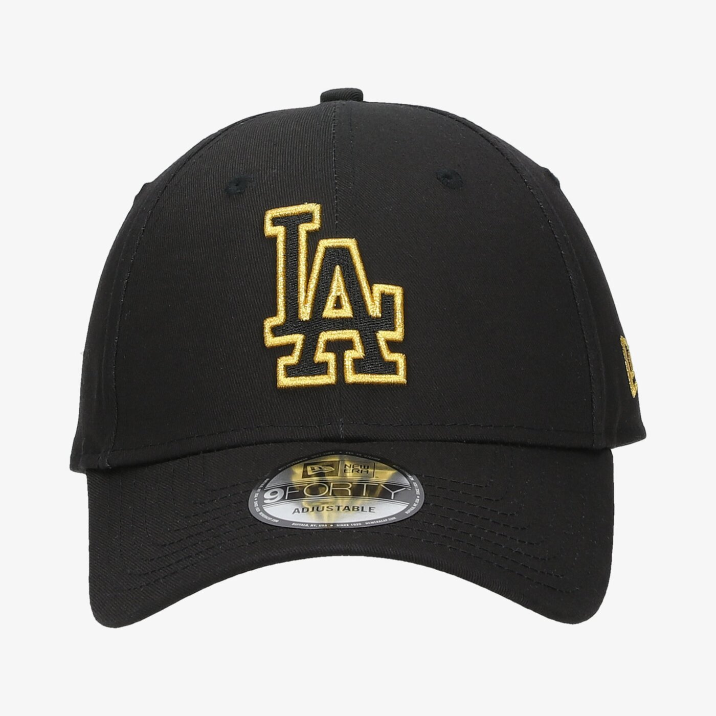 Дамска шапка с козирка NEW ERA ШАПКА NE METALLIC LOGO 9FORTY LOSDOD BLK 60112672 цвят черен