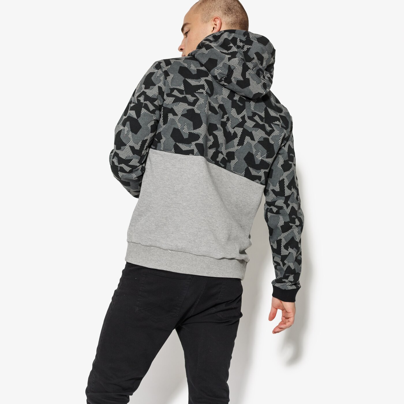 Мъжки суичър CONFRONT СУИТЧЪР MORE cf18blm33001 цвят сив