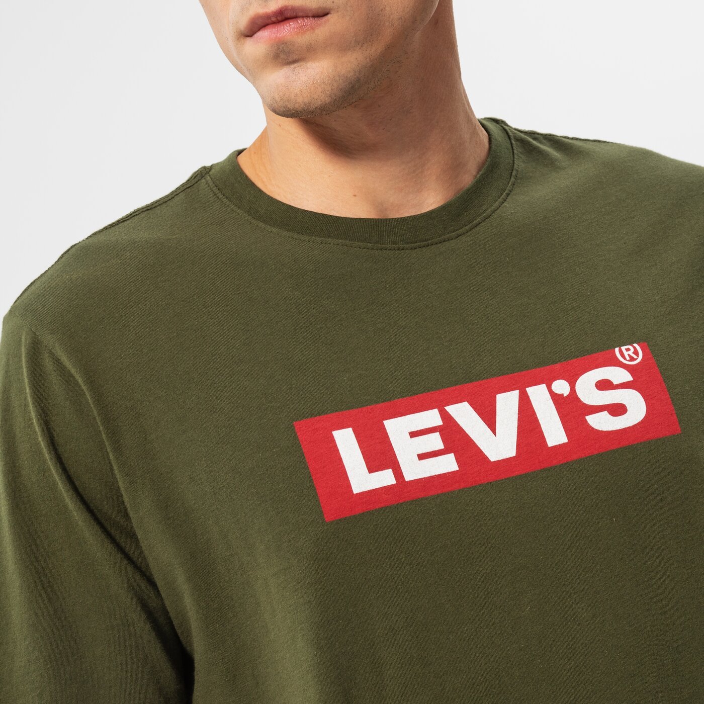 Мъжка тениска LEVI'S ТЕНИСКА SS RELAXED FIT TEE 16143-0524 цвят каки