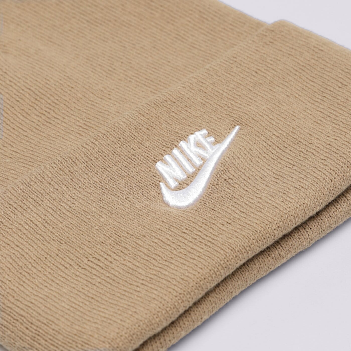 Дамска зимна шапка NIKE ШАПКА U NK PEAK BEANIE TC FUT L fb6528-247 цвят бежов