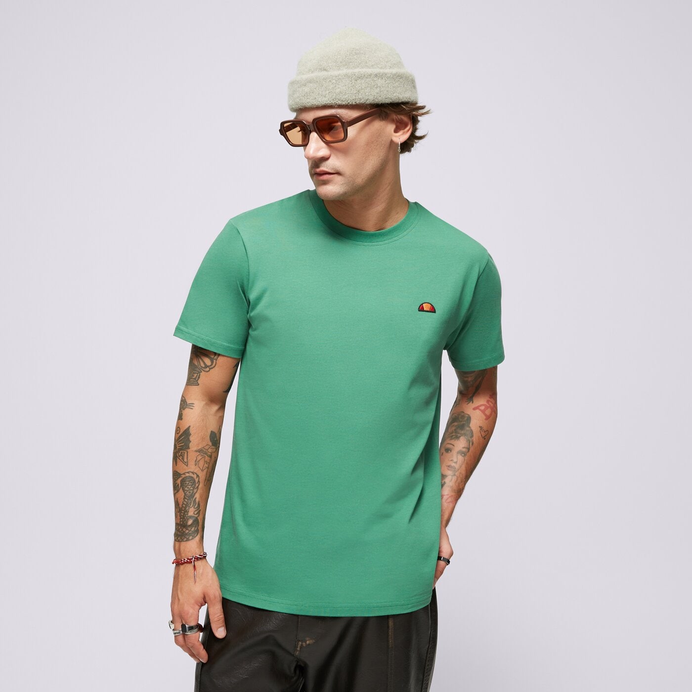 Мъжка тениска ELLESSE ТЕНИСКА AZZINA GREEN smg19603503 цвят зелен