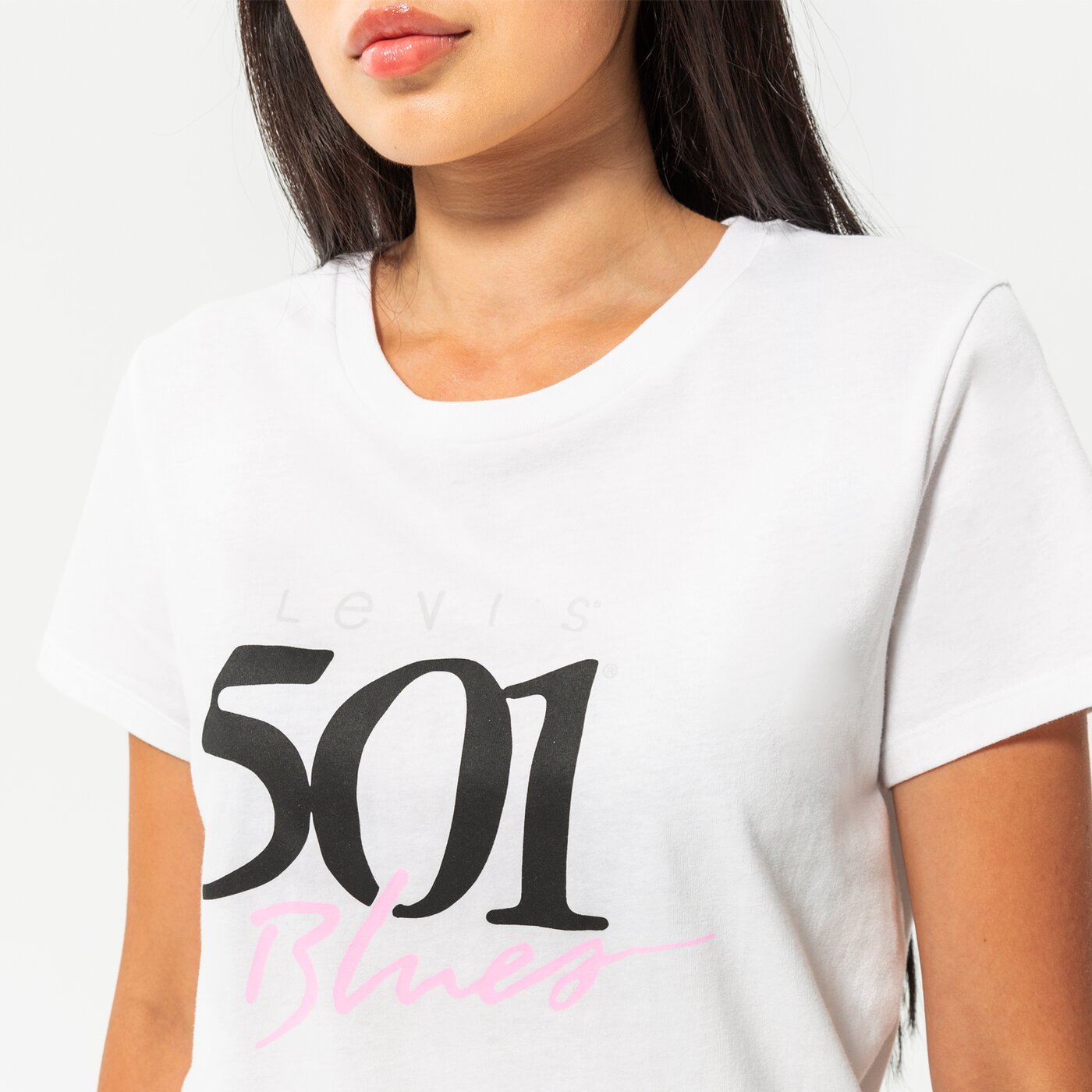 Дамска тениска LEVI'S ТЕНИСКА THE PERFECT TEE 17369-1921 цвят бял