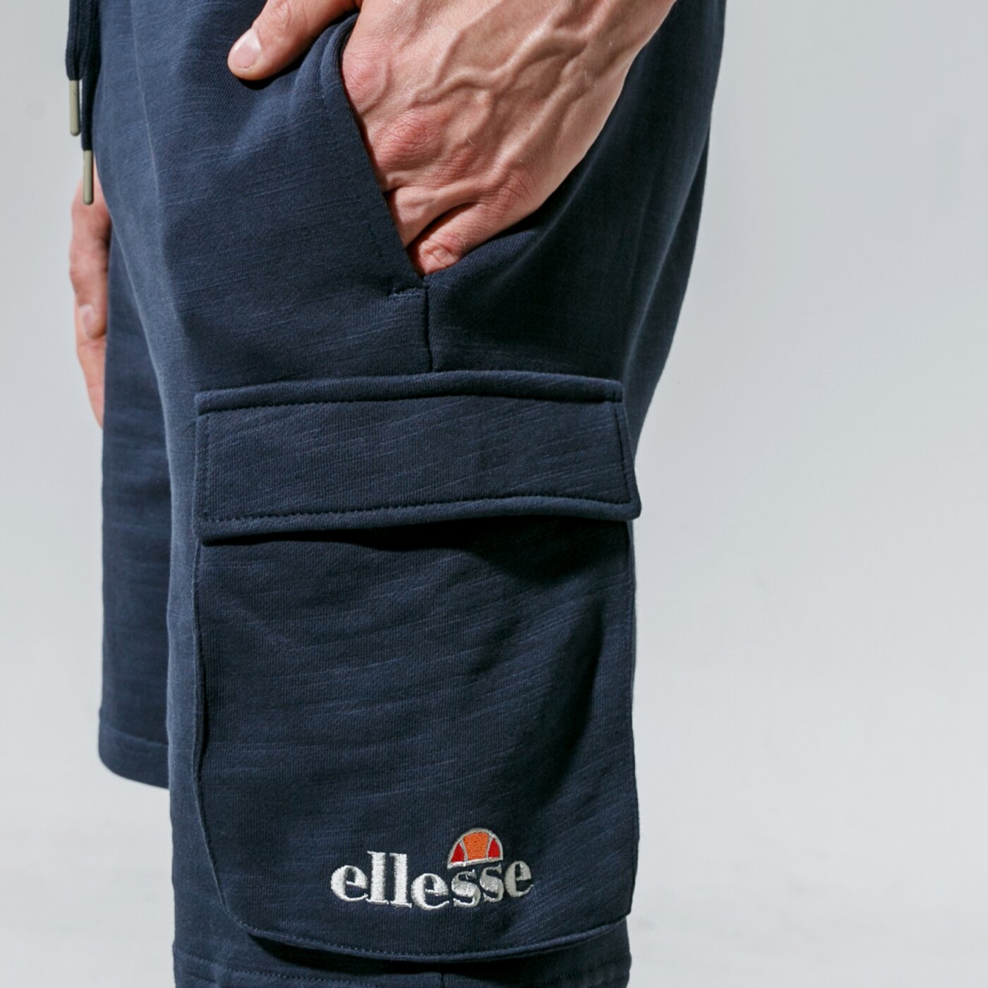 Мъжки къси панталони ELLESSE ШОРТИ BASTA SHORT NAVY shj11947429 цвят тъмносин