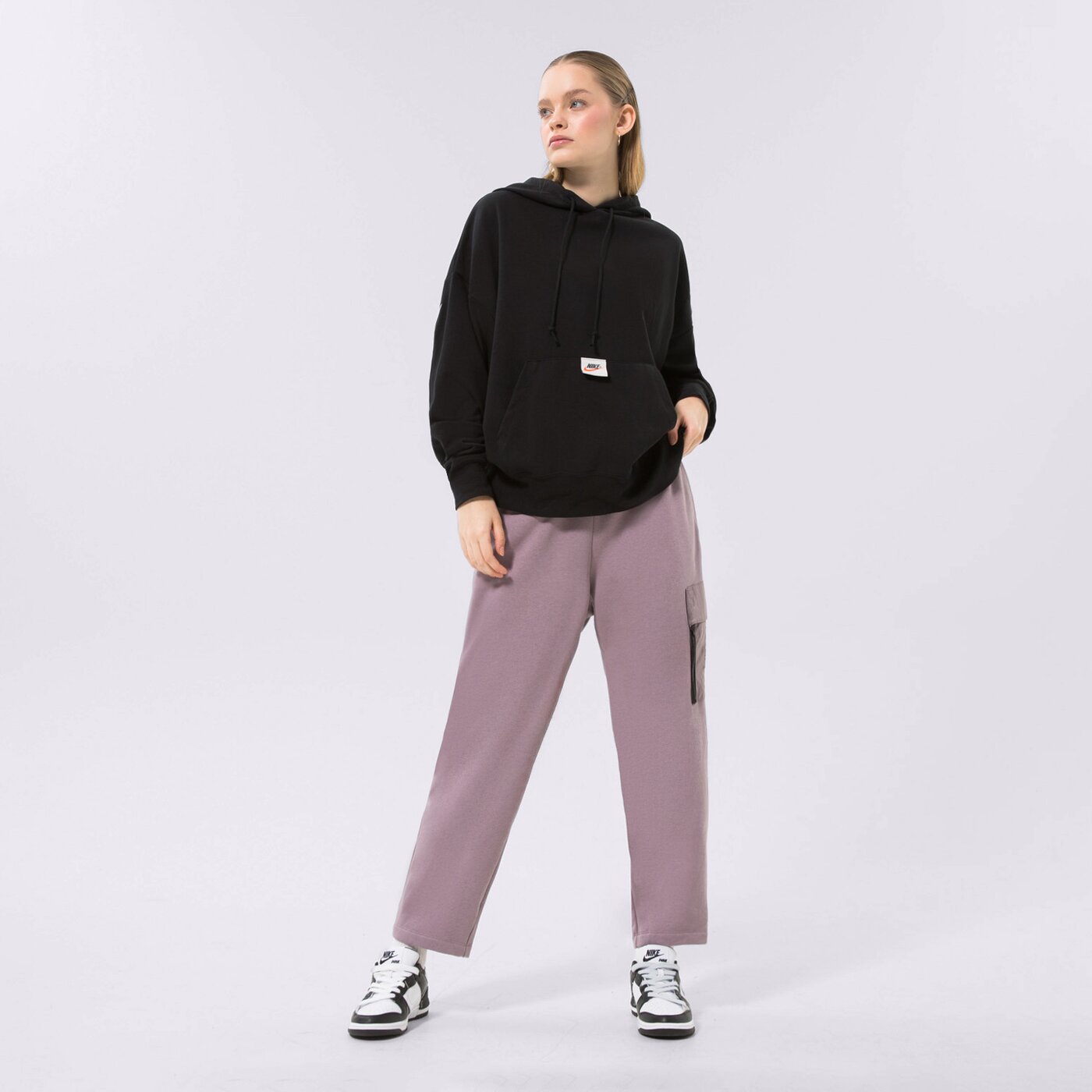 Дамски панталони NIKE ПАНТАЛОНИ W NSW CARGO FLC PANT SU dx2323-531 цвят виолетов