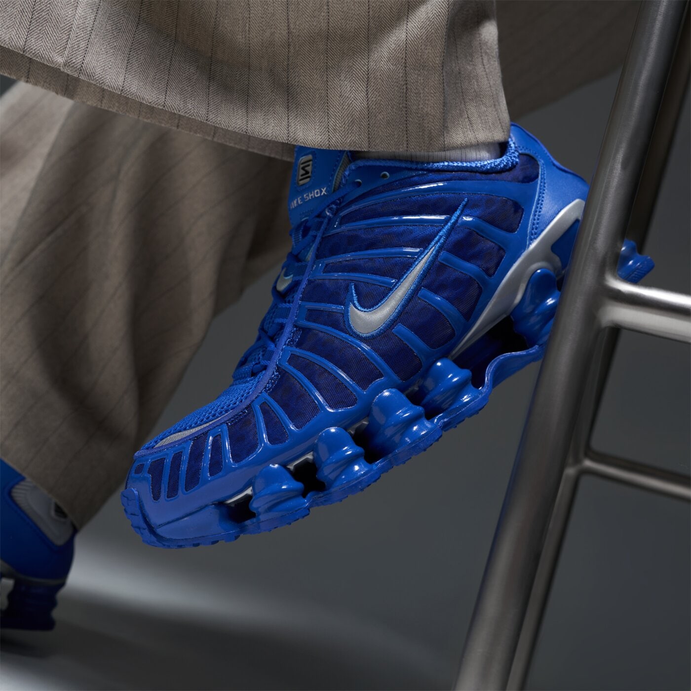 Мъжки маратонки NIKE SHOX TL av3595-400 цвят син