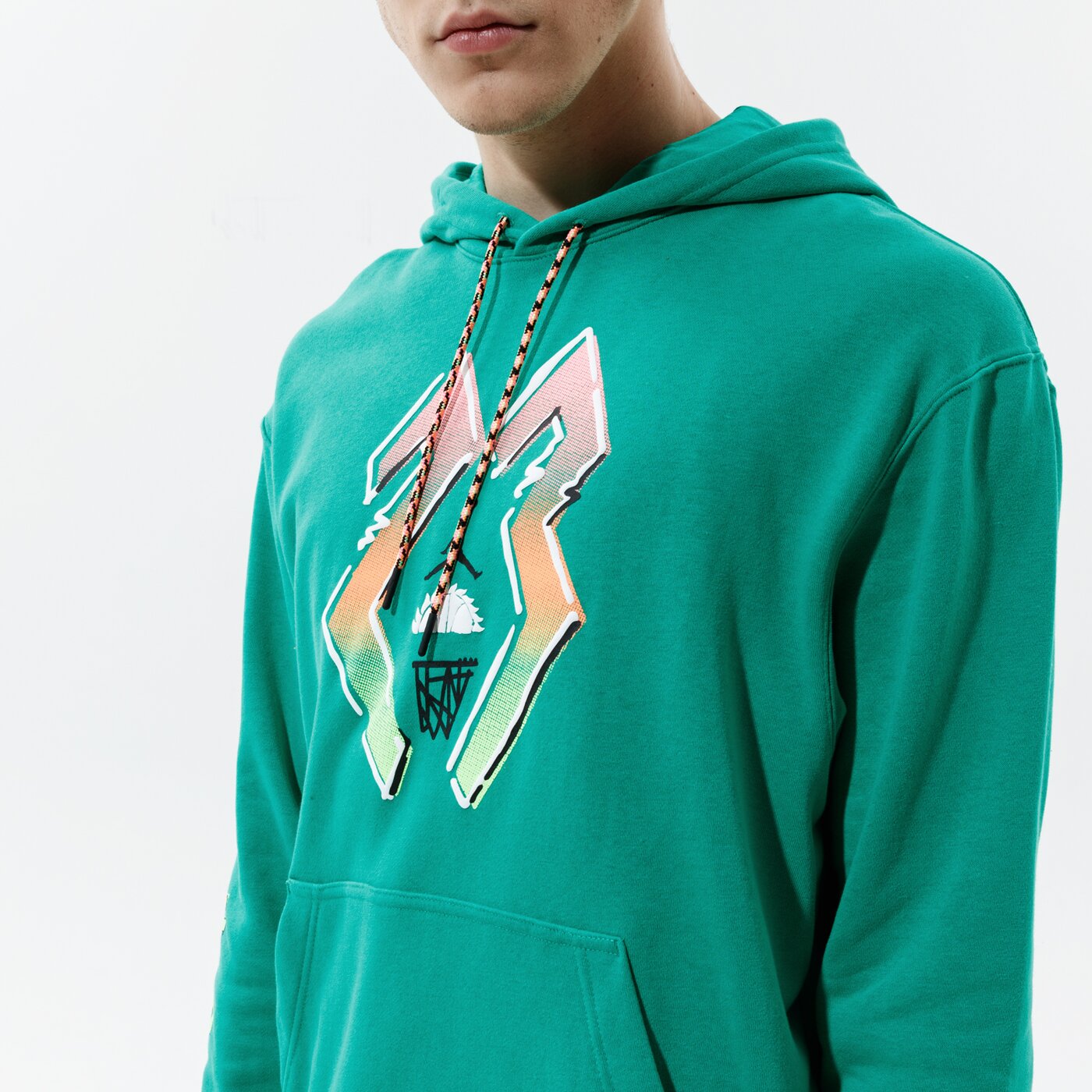 Мъжки суичър JORDAN СУИТЧЪР С КАЧУЛКА SPORT DNA  cz4845-372 цвят зелен