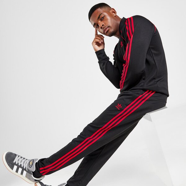 Мъжки панталони ADIDAS ПАНТАЛОНИ SSTAR TP BLK/RED it7139 цвят черен