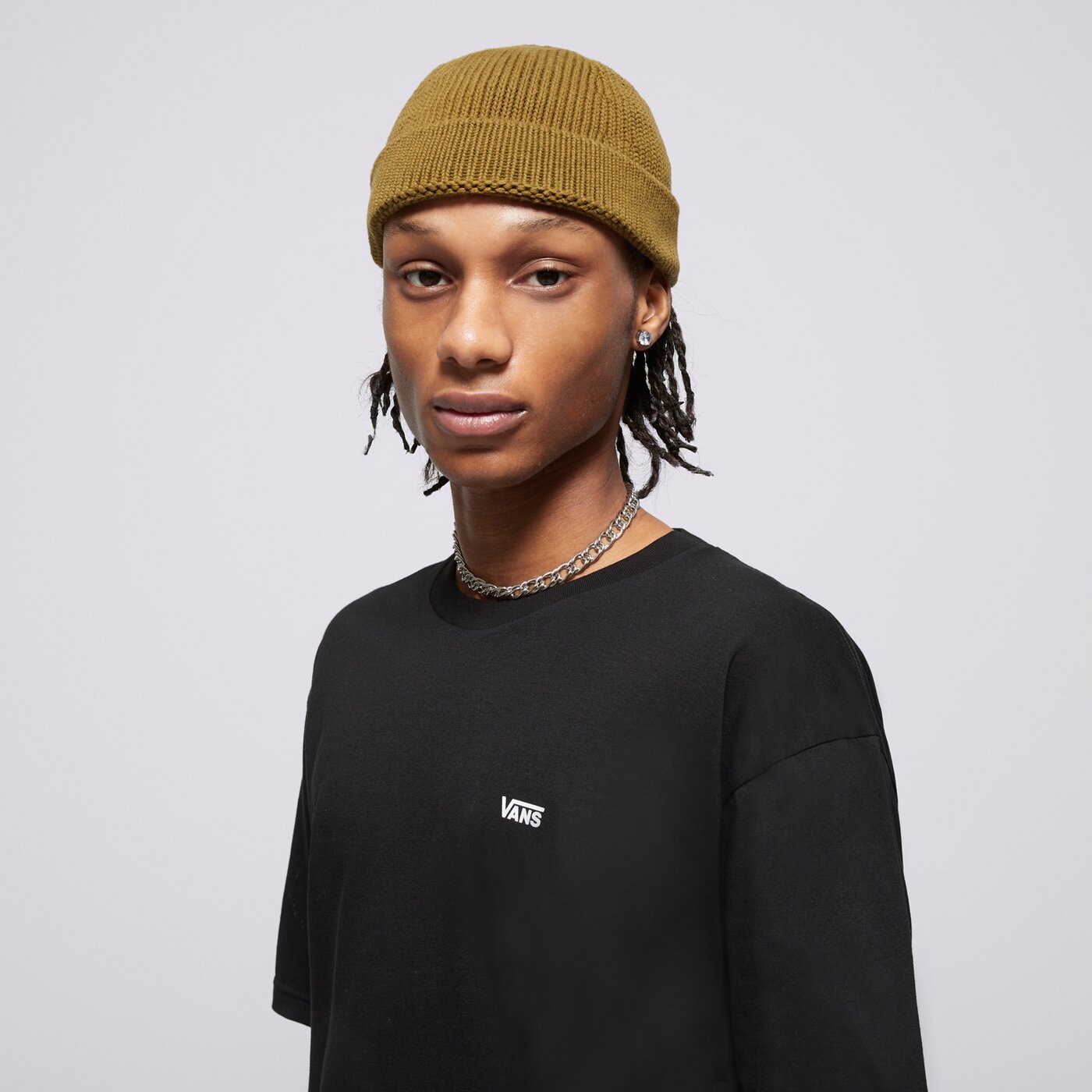 Мъжка тениска VANS ТЕНИСКА MN LEFT CHEST LOGO TEE BLACK vn0a3czey281 цвят черен