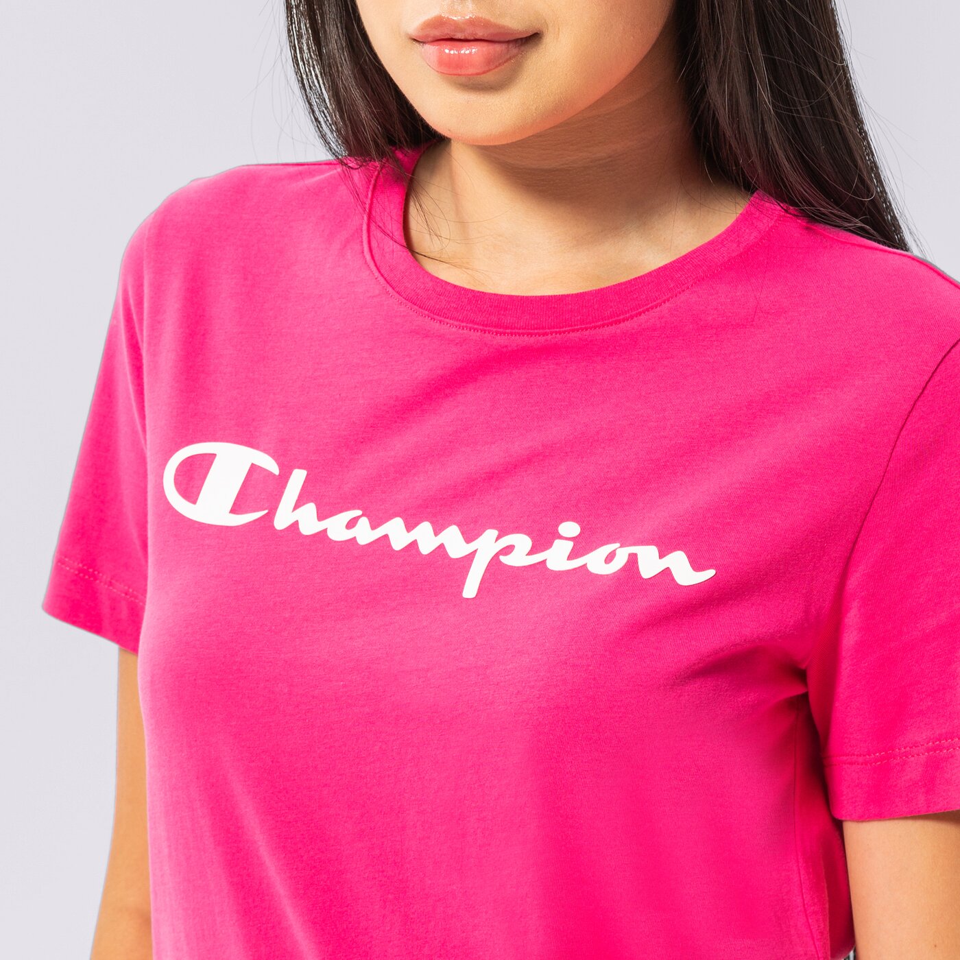Дамска тениска CHAMPION ТЕНИСКА CREWNECK ТЕНИСКА 114911ps025 цвят розов