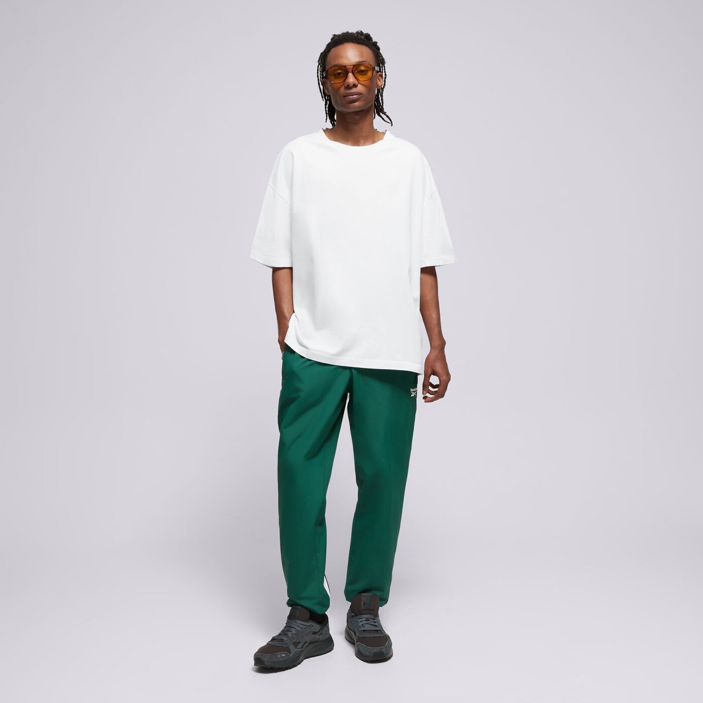 Мъжки панталони REEBOK ПАНТАЛОНИ CL F FR TRACKPANT 100075947 цвят зелен