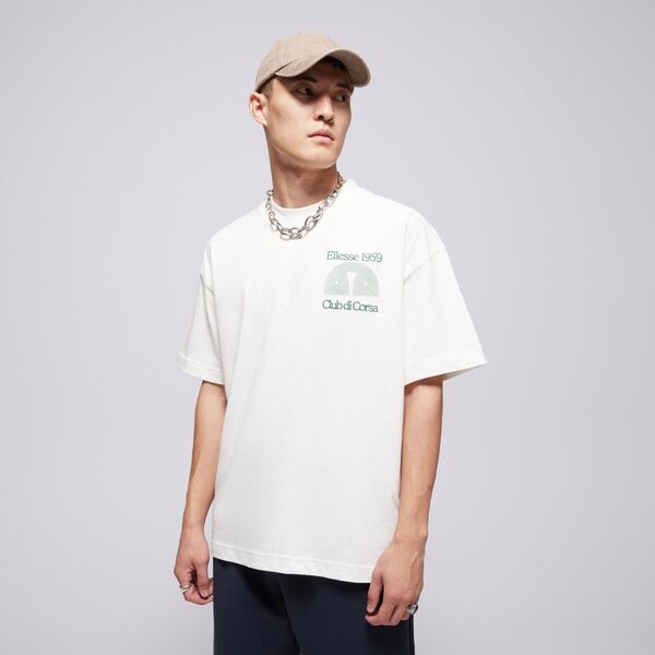 Мъжка тениска ELLESSE ТЕНИСКА CLUB DI CORSA TEE WHT shb23147908 цвят бял