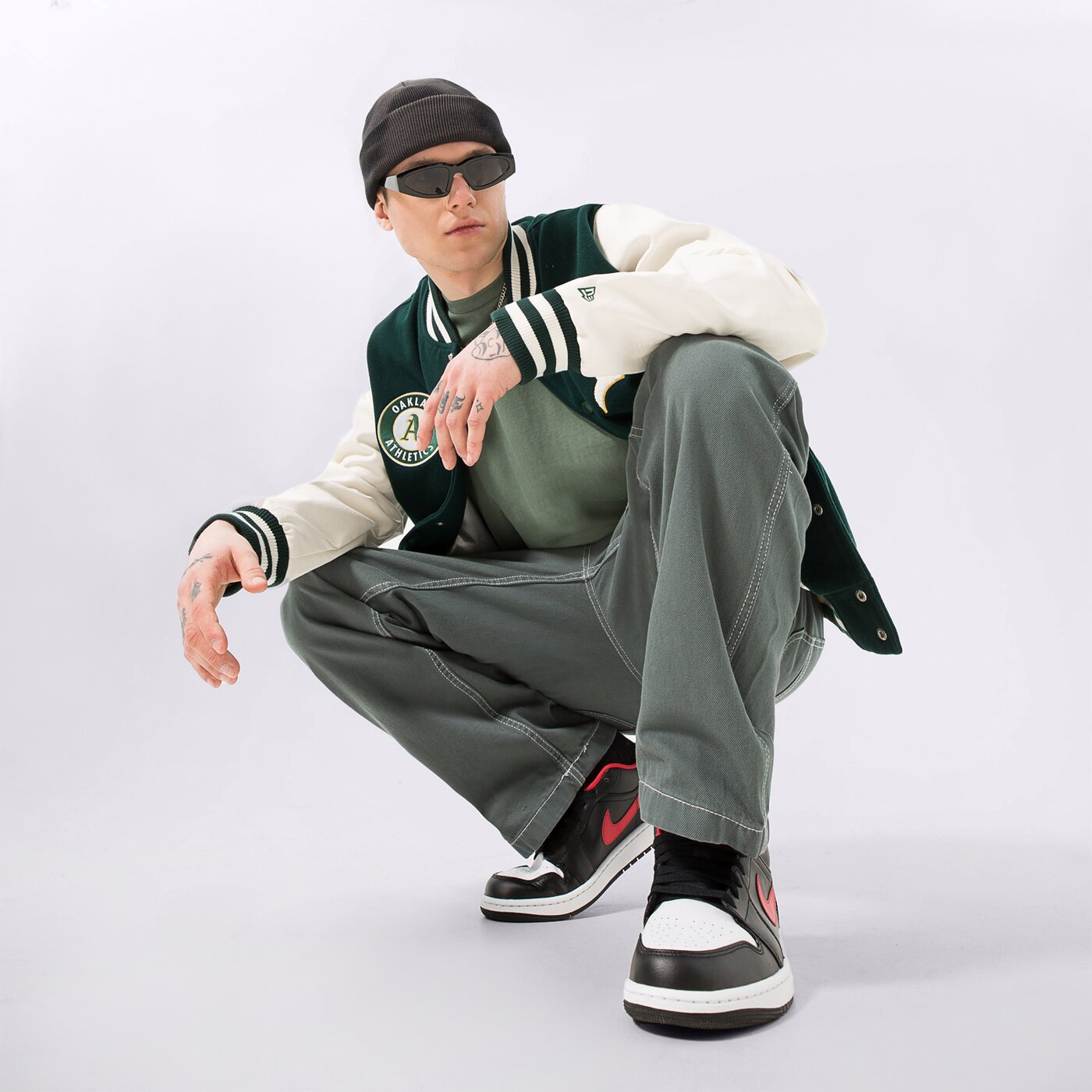 Мъжка тениска CHAMPION ТЕНИСКА CREWNECK ТЕНИСКА 218281gs506 цвят сив