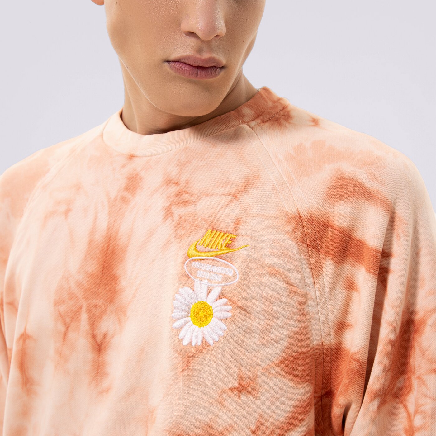 Мъжки суичър NIKE СУИТЧЪР CREW dm5010-657 цвят червен