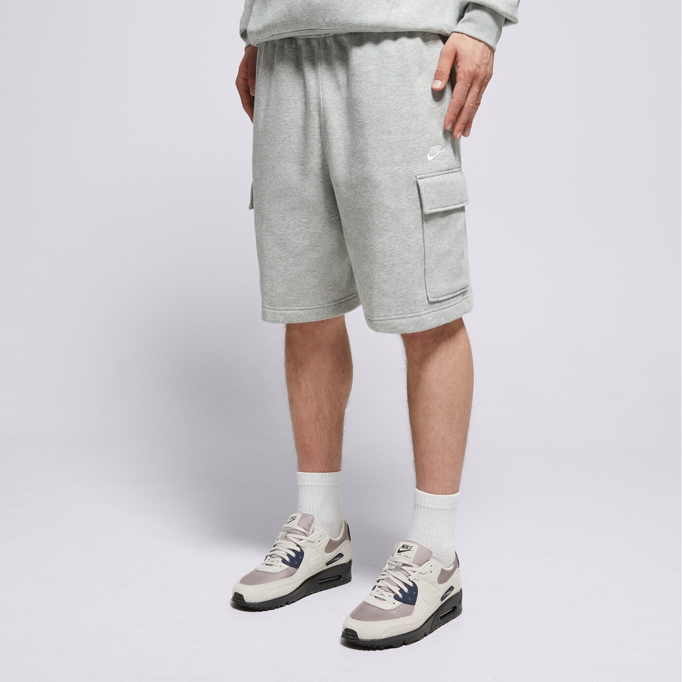 Мъжки къси панталони NIKE ШОРТИ M NK CLUB BB CARGO SHORT fn3525-063 цвят сив