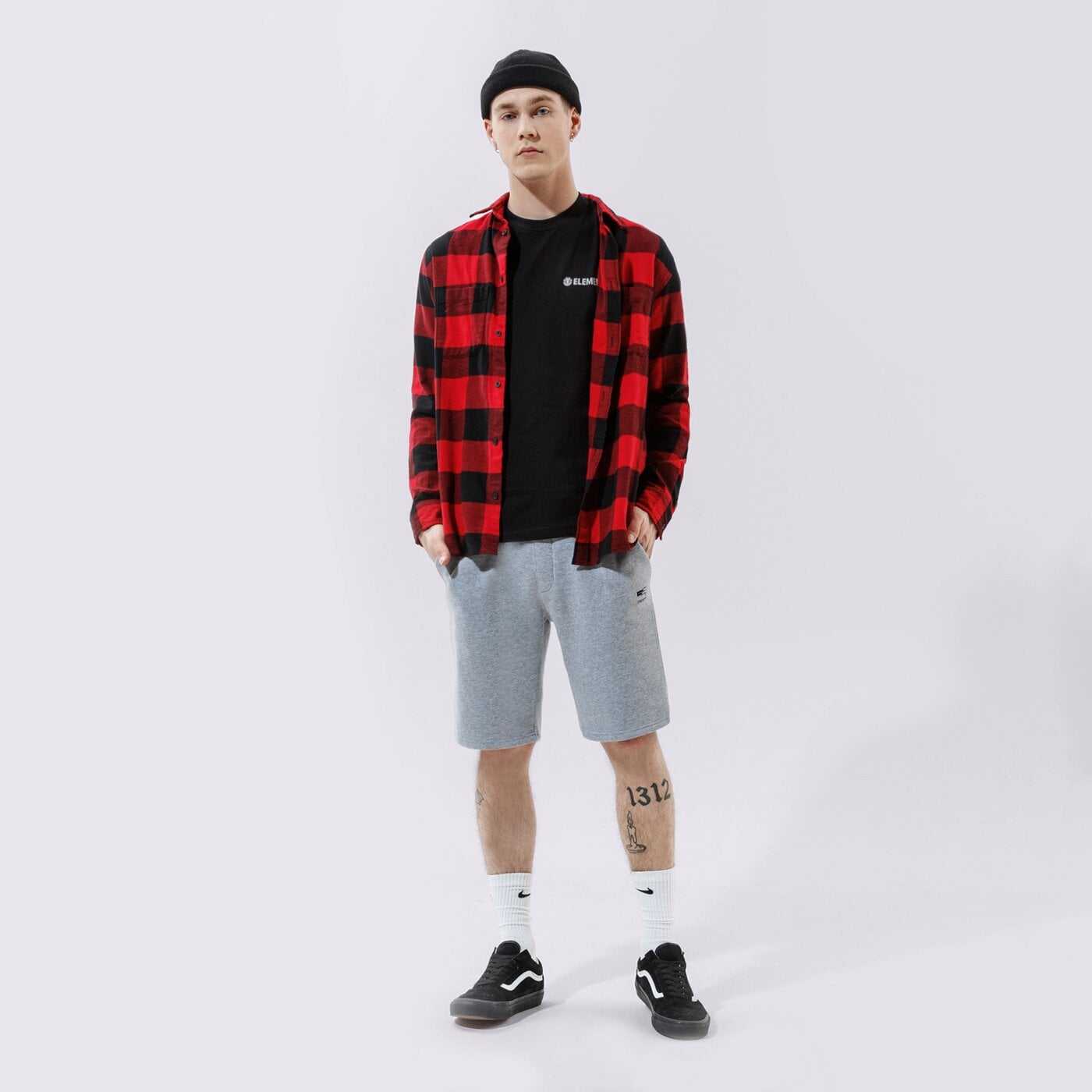 Мъжки къси панталони CONFRONT ШОРТИ BASIC SHORTS GRY cf121szm15002 цвят сив