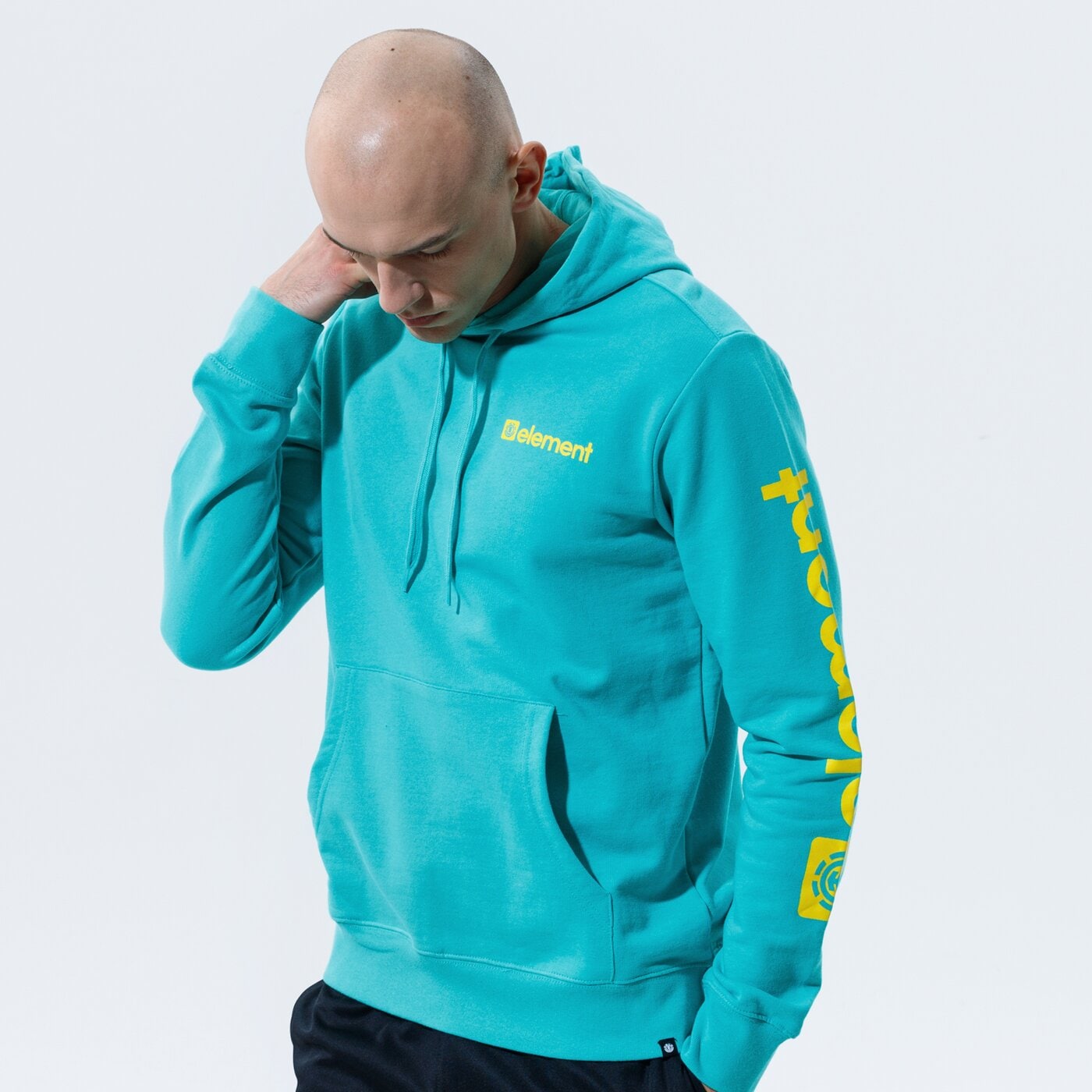 Мъжки суичър ELEMENT СУИТЧЪР С КАЧУЛКА JOINT HOOD w1hoc2elp14633 цвят син