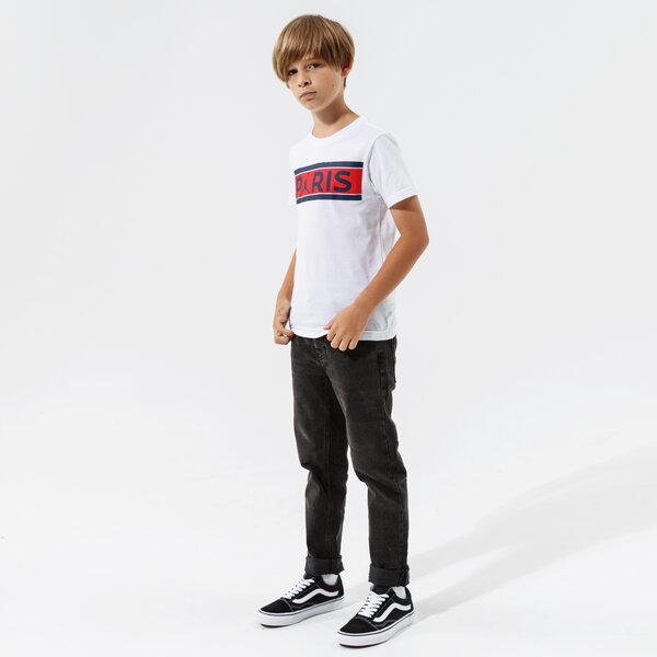 Детска тениска JORDAN ТЕНИСКА PSG BARS TEE GIRL 95a567-001 цвят бял