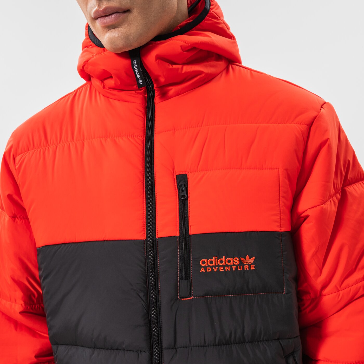 Мъжко зимно яке ADIDAS ЯКЕ PUFFER JKT h13572 цвят червен