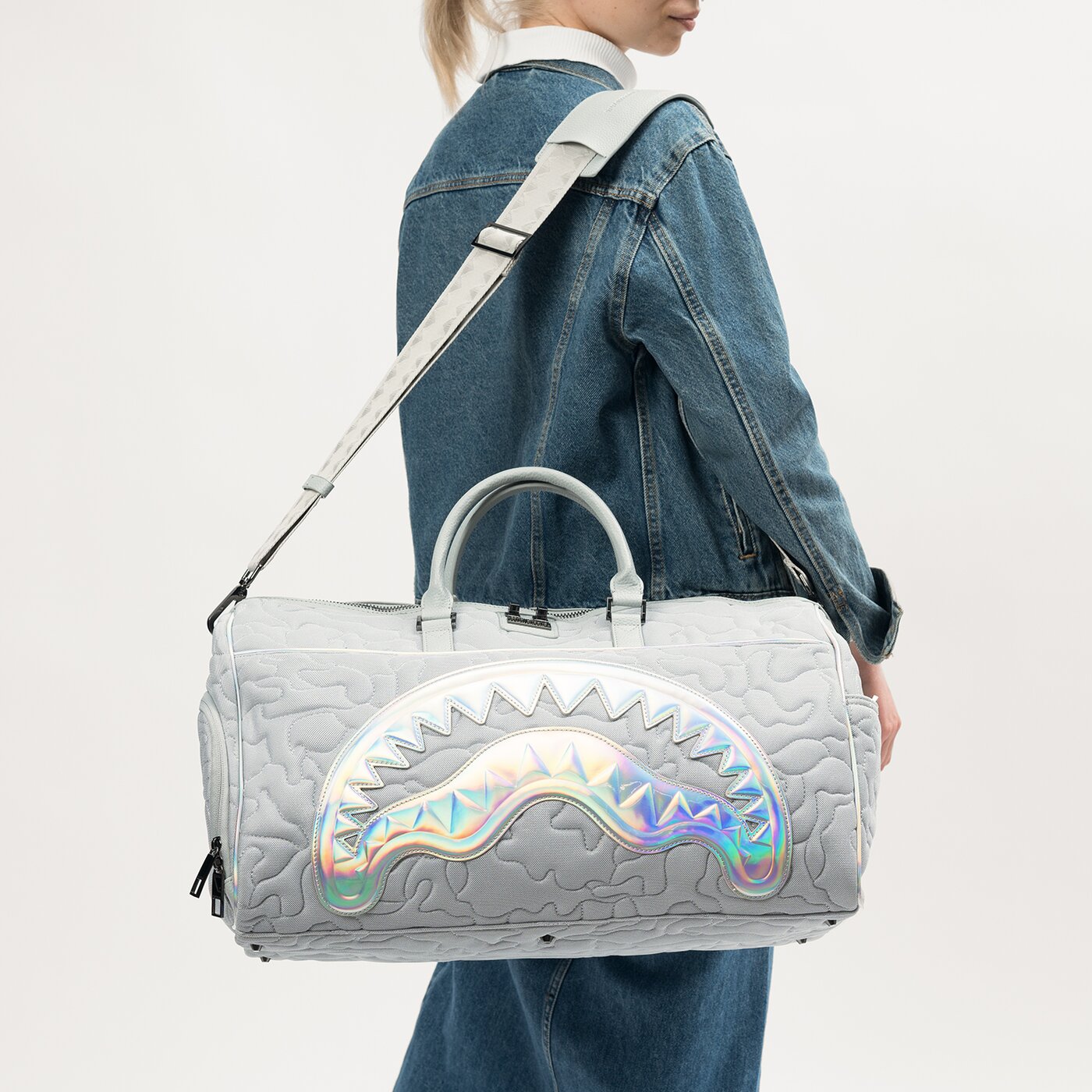 Дамски сак SPRAYGROUND ЧАНТА QUILTED NORTHERN DUFFLE 910d5313nsz цвят многоцветен