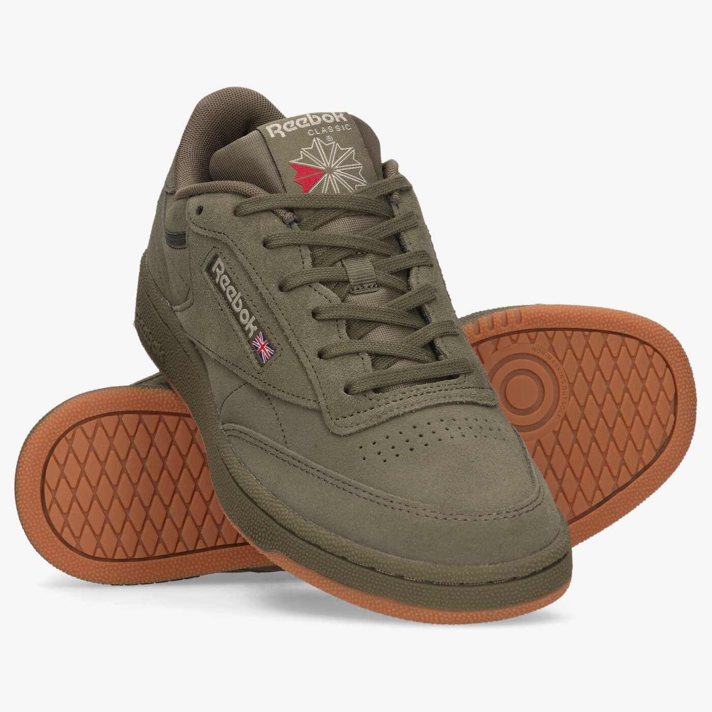 Мъжки маратонки REEBOK CLUB C 85 g57636 цвят зелен