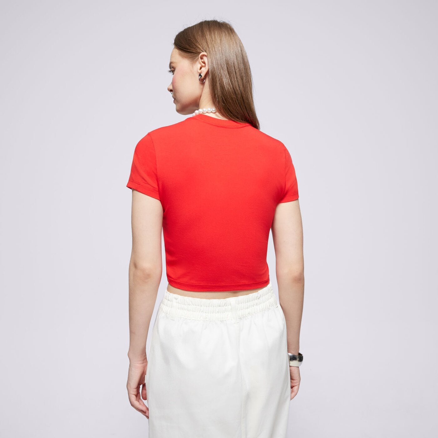 Дамска тениска NIKE ТЕНИСКА W NSW NK CHLL KNT TEE VDAY hf9534-657 цвят червен