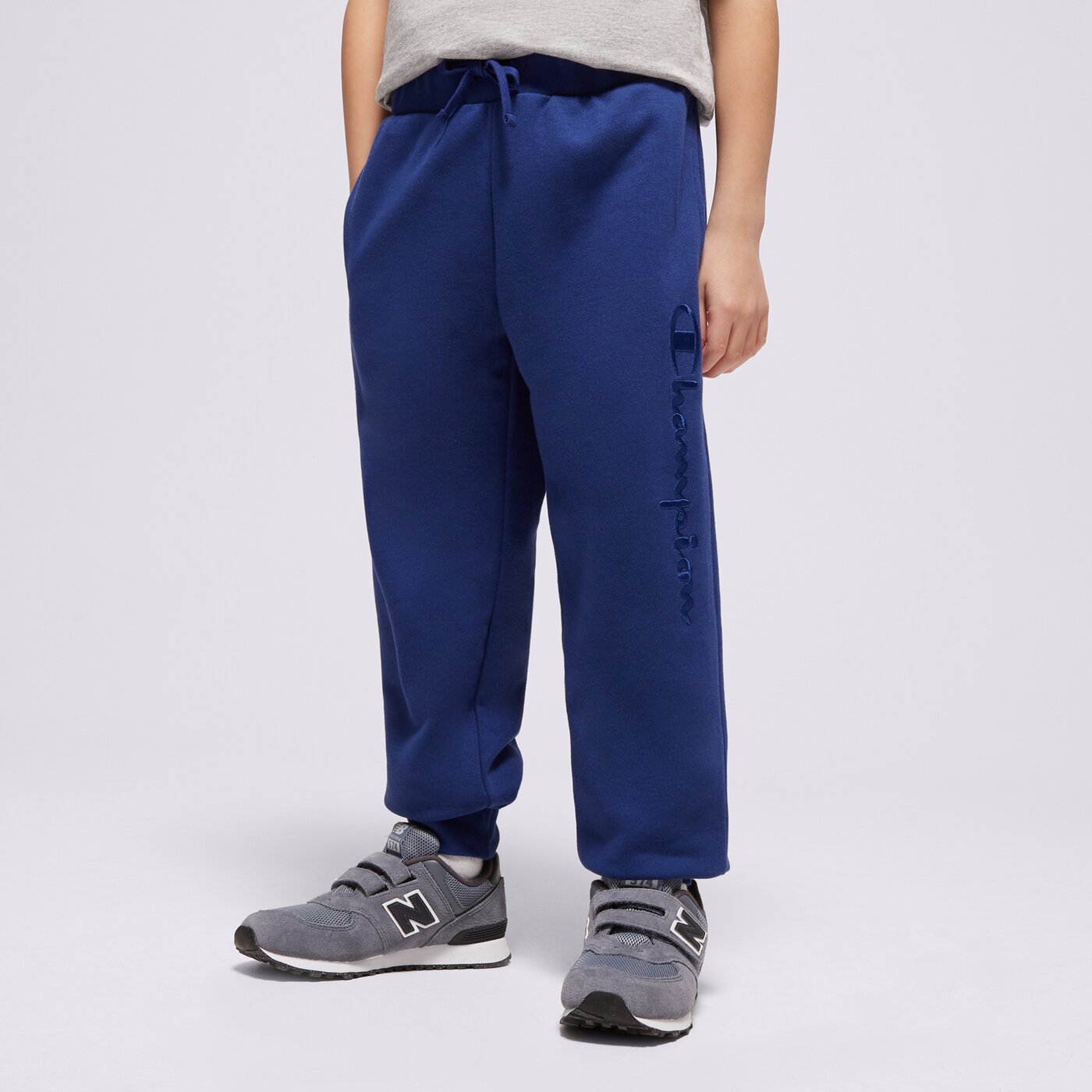 Детски панталони CHAMPION ПАНТАЛОНИ RIB CUFF PANTS B 306765bs559 цвят тъмносин