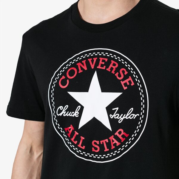 Мъжка тениска CONVERSE ТЕНИСКА SS CHUCK PATCH TEE 10007887-a01 цвят черен