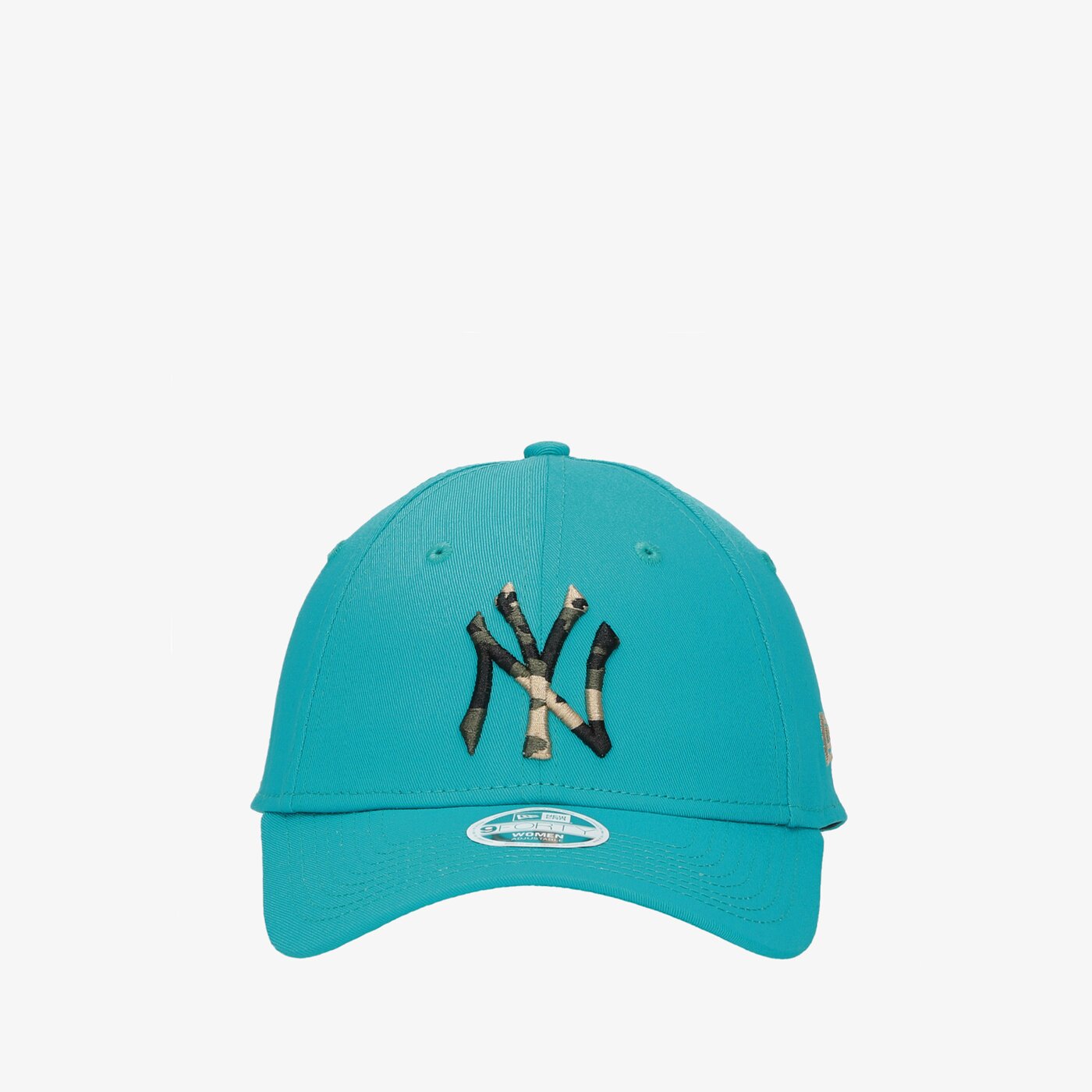 Дамска шапка с козирка NEW ERA ШАПКА WMNS CAMO INFILL 9FORTY NEYYAN TEL 60137526 цвят тюркоазен