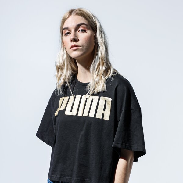 Дамска тениска PUMA ТЕНИСКА REBEL FASHION TEE 58130851 цвят черен