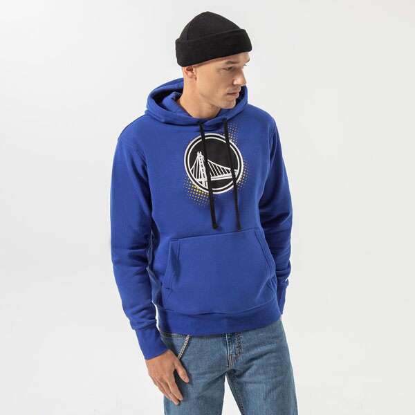 Мъжки суичър NIKE СУИТЧЪР С КАЧУЛКА GSW M NK FLC PO ESSNTL FTPK NBA dh9301-495 цвят син