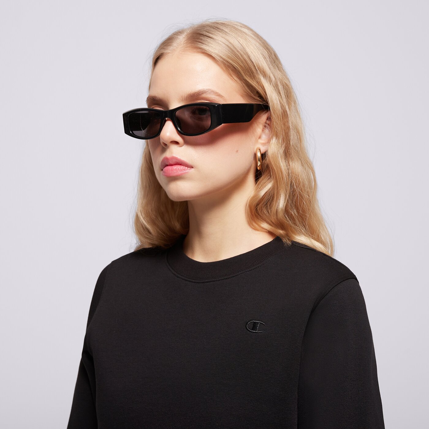 Дамски суичър CHAMPION СУИТЧЪР CREWNECK SWEATSHIRT 117582kk001 цвят черен