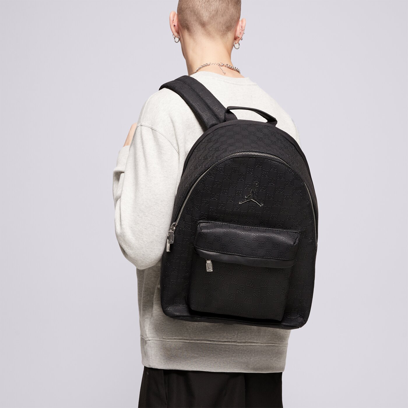 Детска раница JORDAN РАНИЦА JAM MONOGRAM BACKPACK ma0986-g0t цвят черен