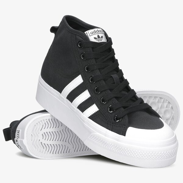 Дамски маратонки ADIDAS NIZZA PLATFORM MID W fy2783 цвят черен