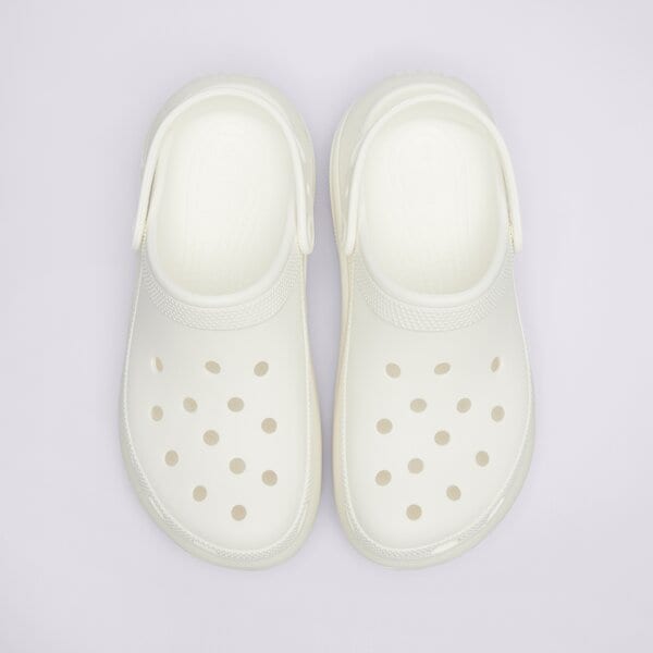 Дамски чехли и сандали CROCS CLASSIC MEGA CRUSH CLOG 207988100 цвят бял