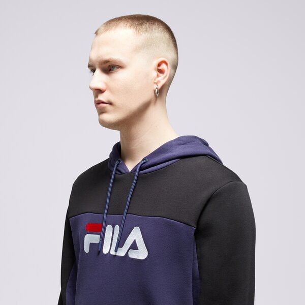 Мъжки суичър FILA СУИТЧЪР С КАЧУЛКА fw22jdm021 цвят тъмносин