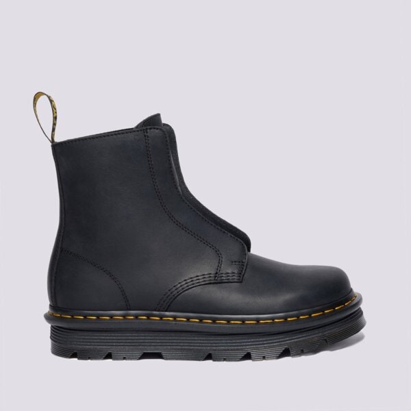 Дамски боти DR.MARTENS ZEBZAG LACE LESS LACELESS BOOT 42653001 цвят черен