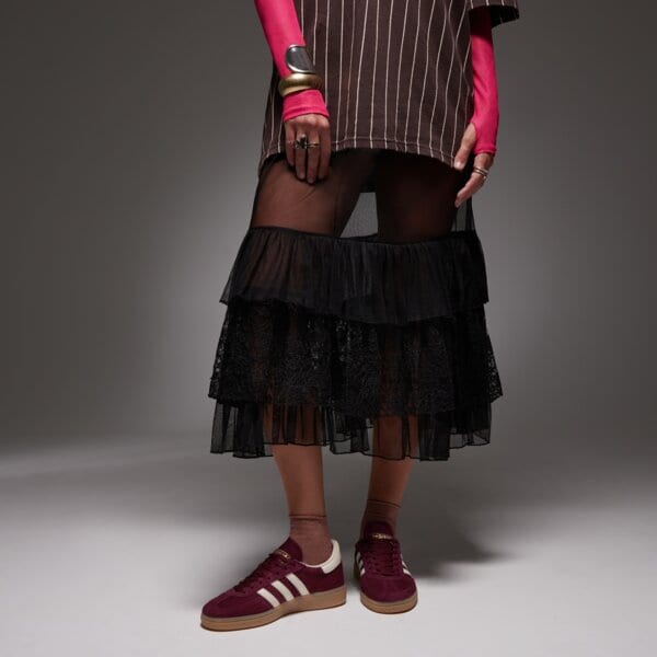 Дамски маратонки ADIDAS HANDBALL SPEZIAL W jp8726 цвят бордо