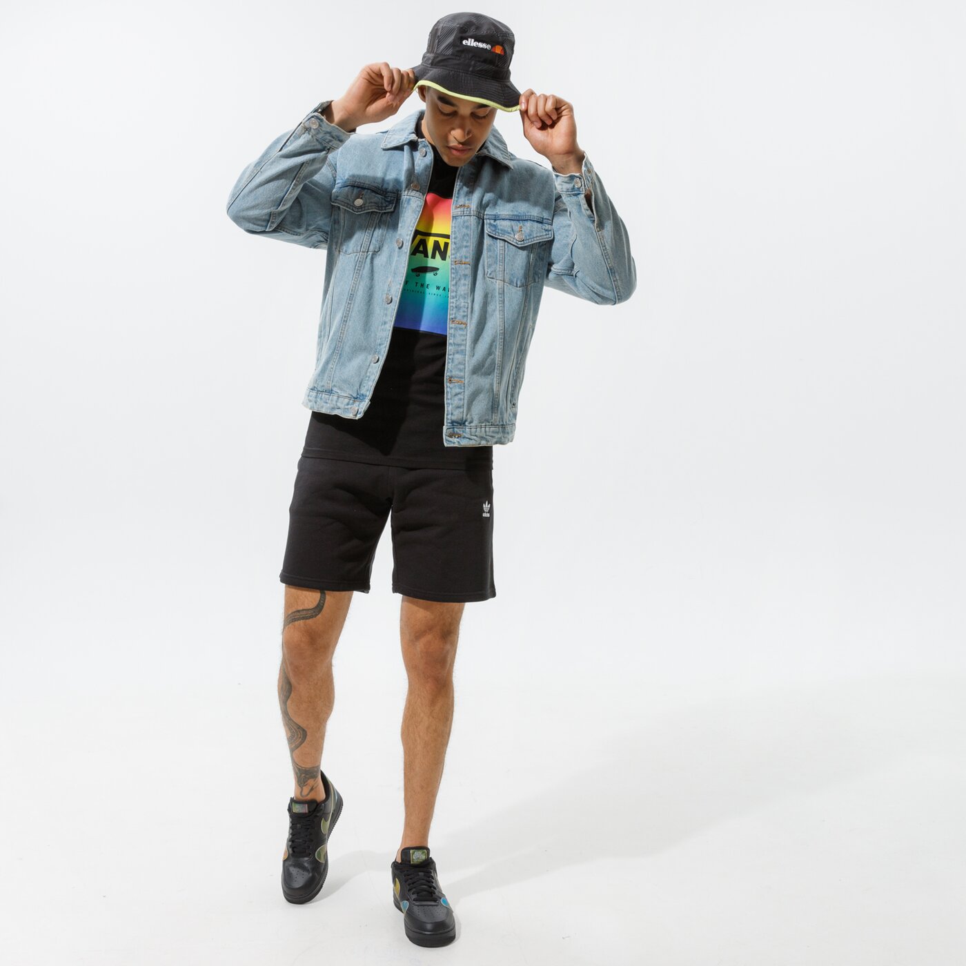 Мъжки къси панталони ADIDAS ШОРТИ ESSENTIAL SHORT fr7977 цвят черен