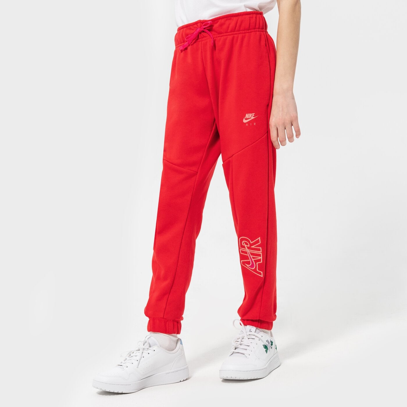 Детски панталони NIKE ПАНТАЛОНИ G NSW AIR FT PANT GIRL dm8373-657 цвят червен