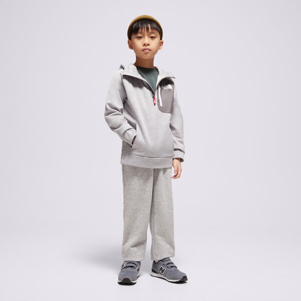 Детски суичър THE NORTH FACE СУИТЧЪР СЪС ЗАКОПЧАВАНЕ B nf0a88afdyx1 цвят сив