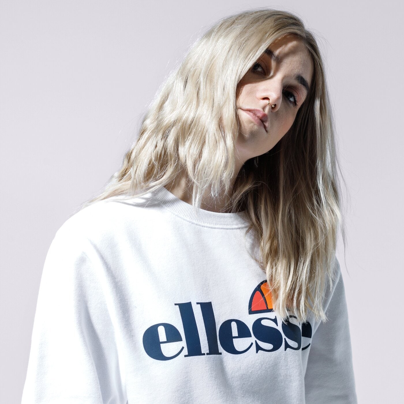 Дамски суичър ELLESSE СУИТЧЪР AGATA WHT sgs03238908 цвят бял