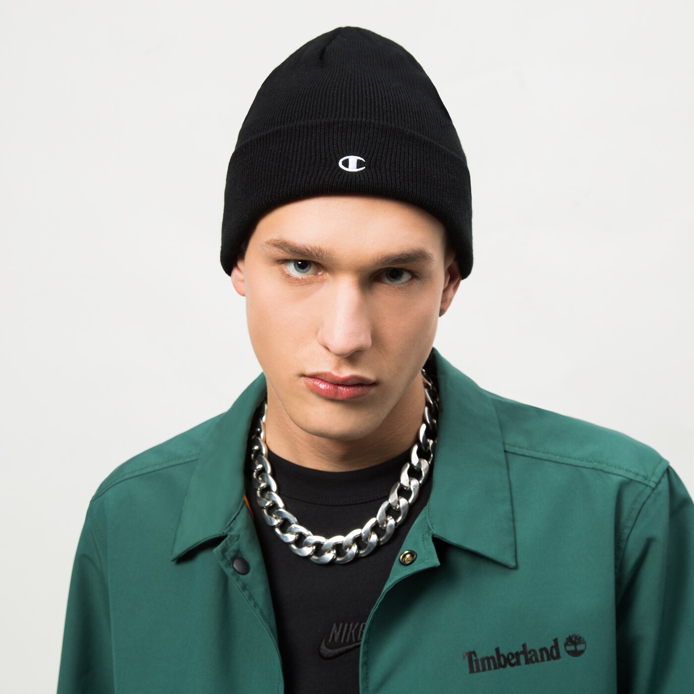 Дамска зимна шапка CHAMPION ШАПКА BEANIE CAP 804672kk001 цвят черен