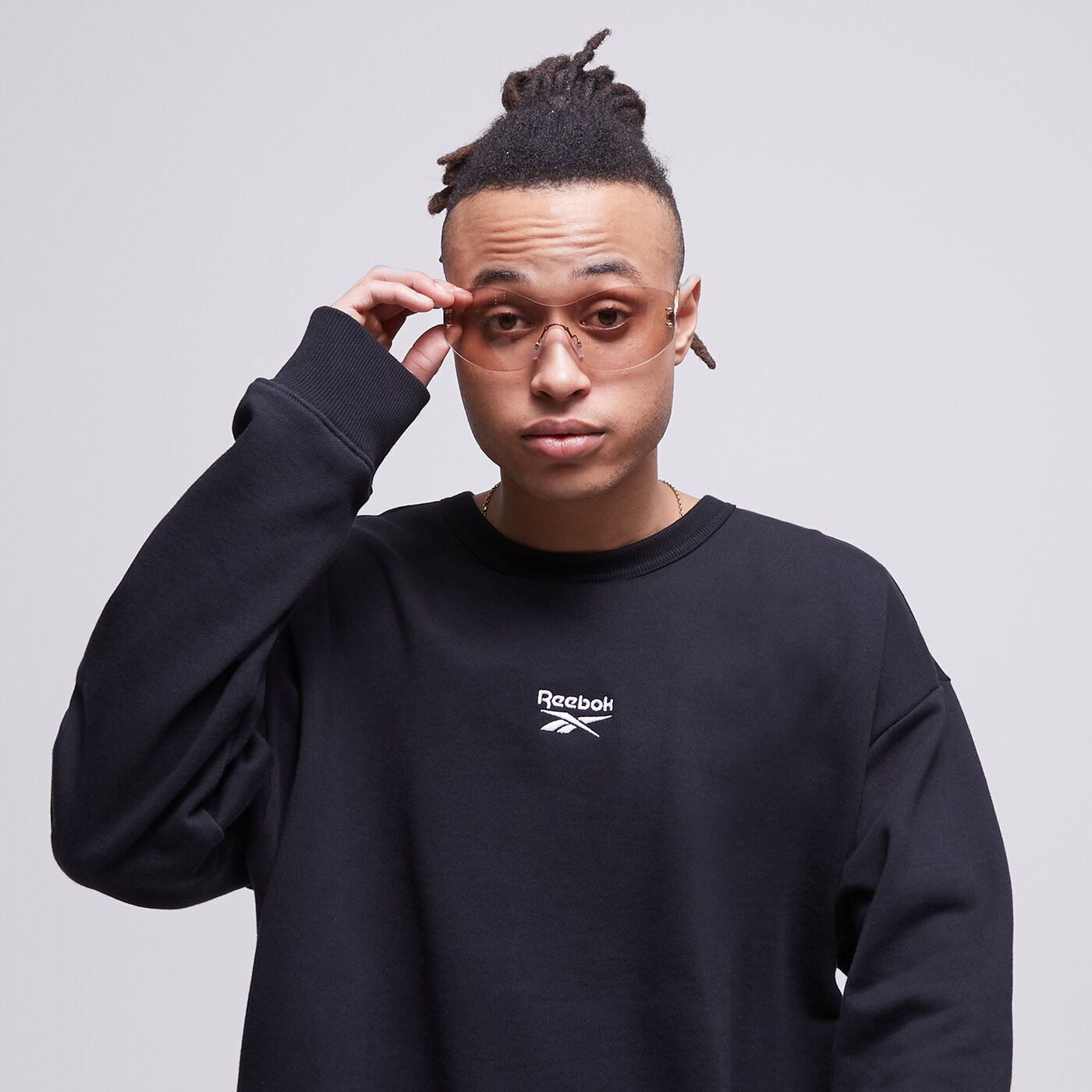 Мъжки суичър REEBOK СУИТЧЪР CL SV CREW hs7145 цвят черен