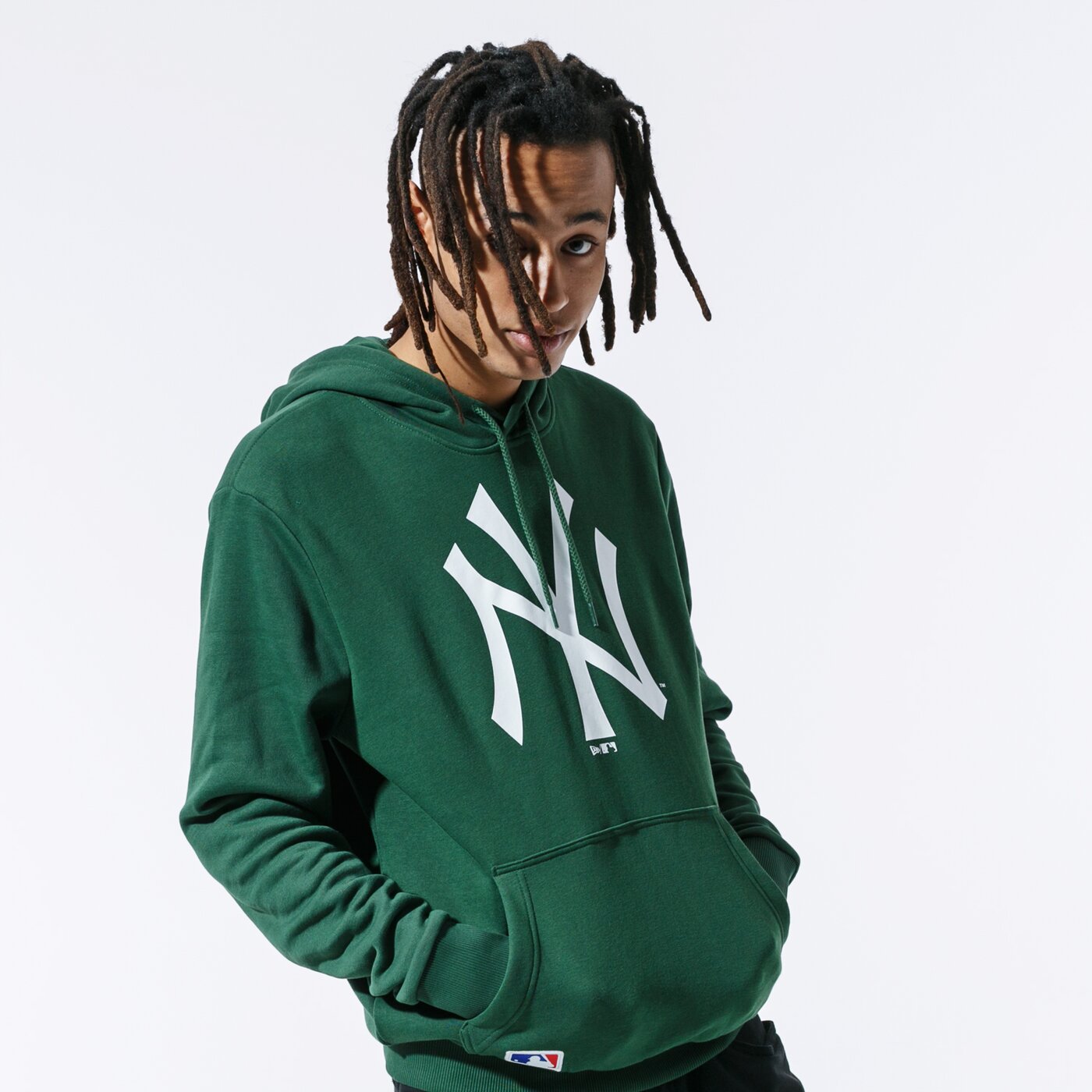 Мъжки суичър NEW ERA СУИТЧЪР MLB SEASONAL TEAM LOGO HOODY NEYYAN HOG 12033507 цвят зелен